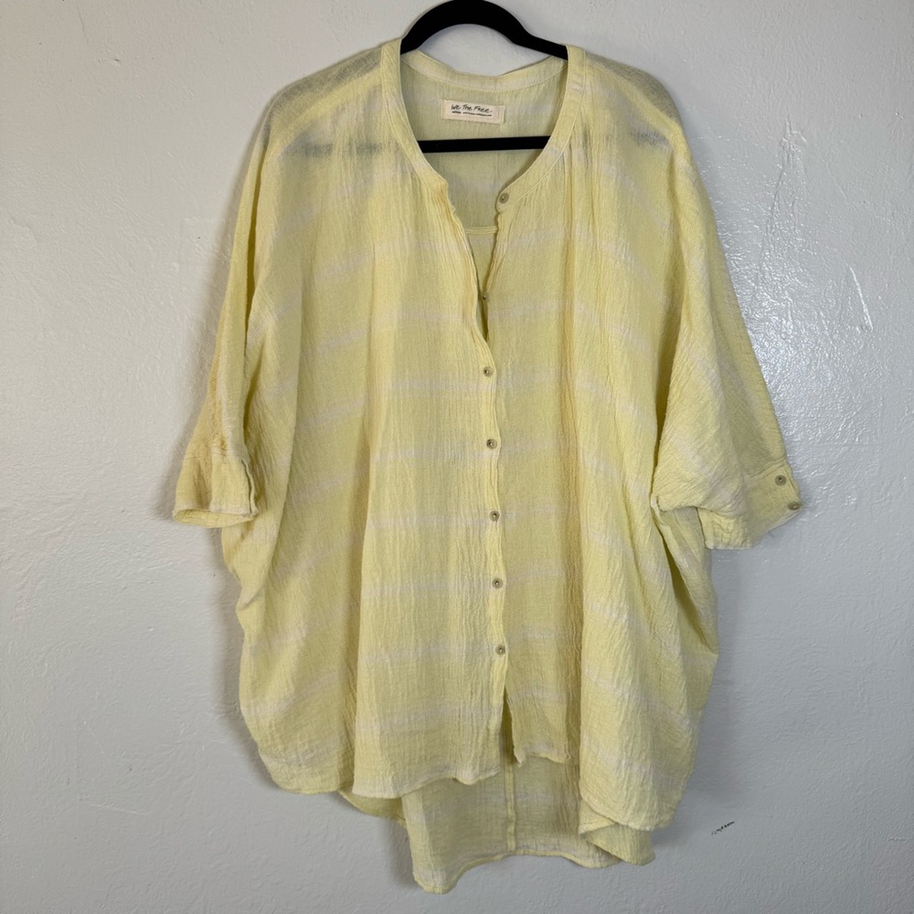 We the Free Oversized Button Down